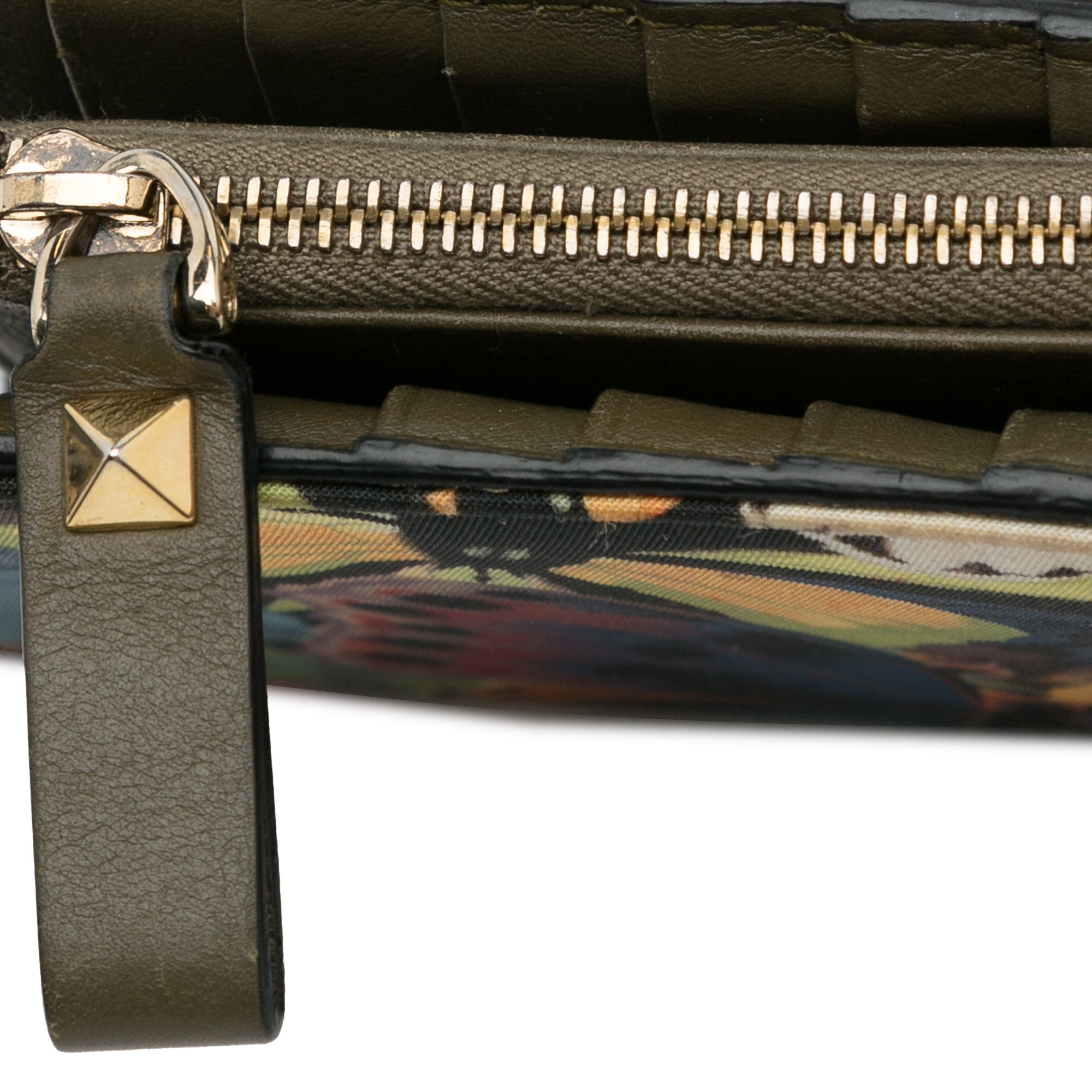 Printed Canvas Wallet