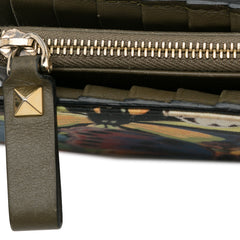 Printed Canvas Wallet