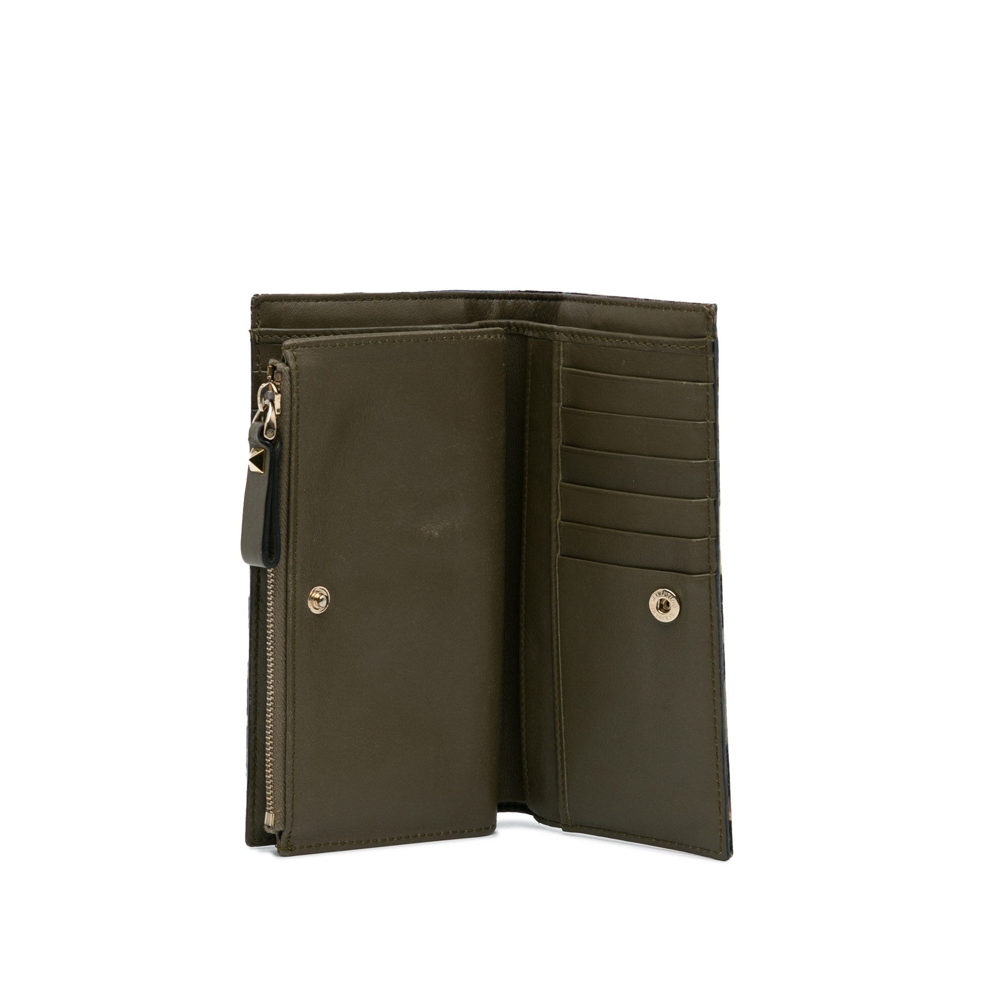 Printed Canvas Wallet