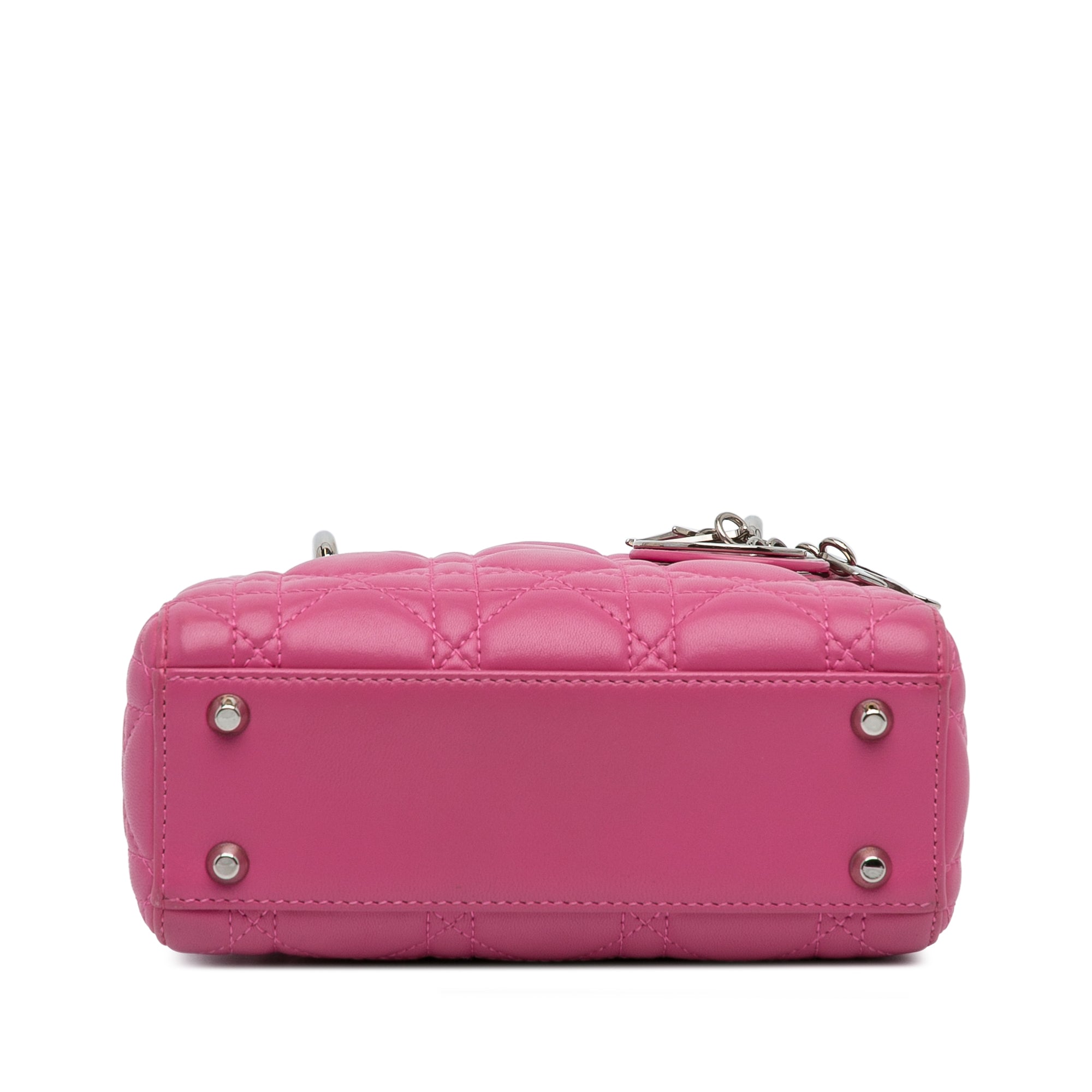 Mini Lambskin Cannage Lady Dior