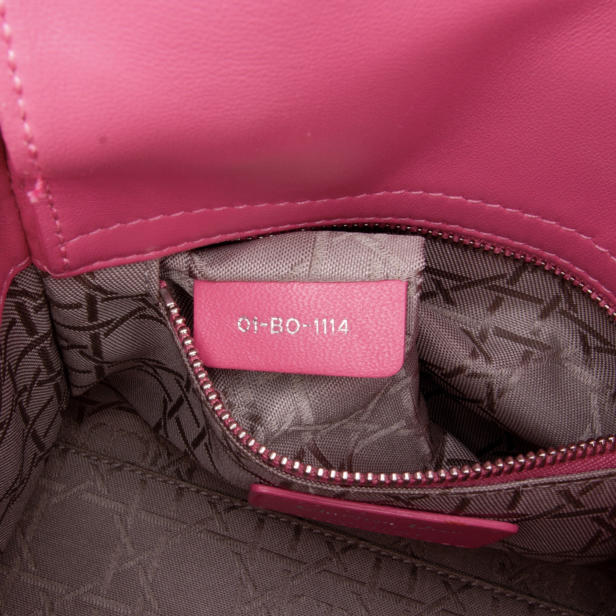 Mini Lambskin Cannage Lady Dior