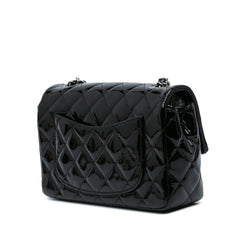 Mini Rectangular Classic Patent Single Flap