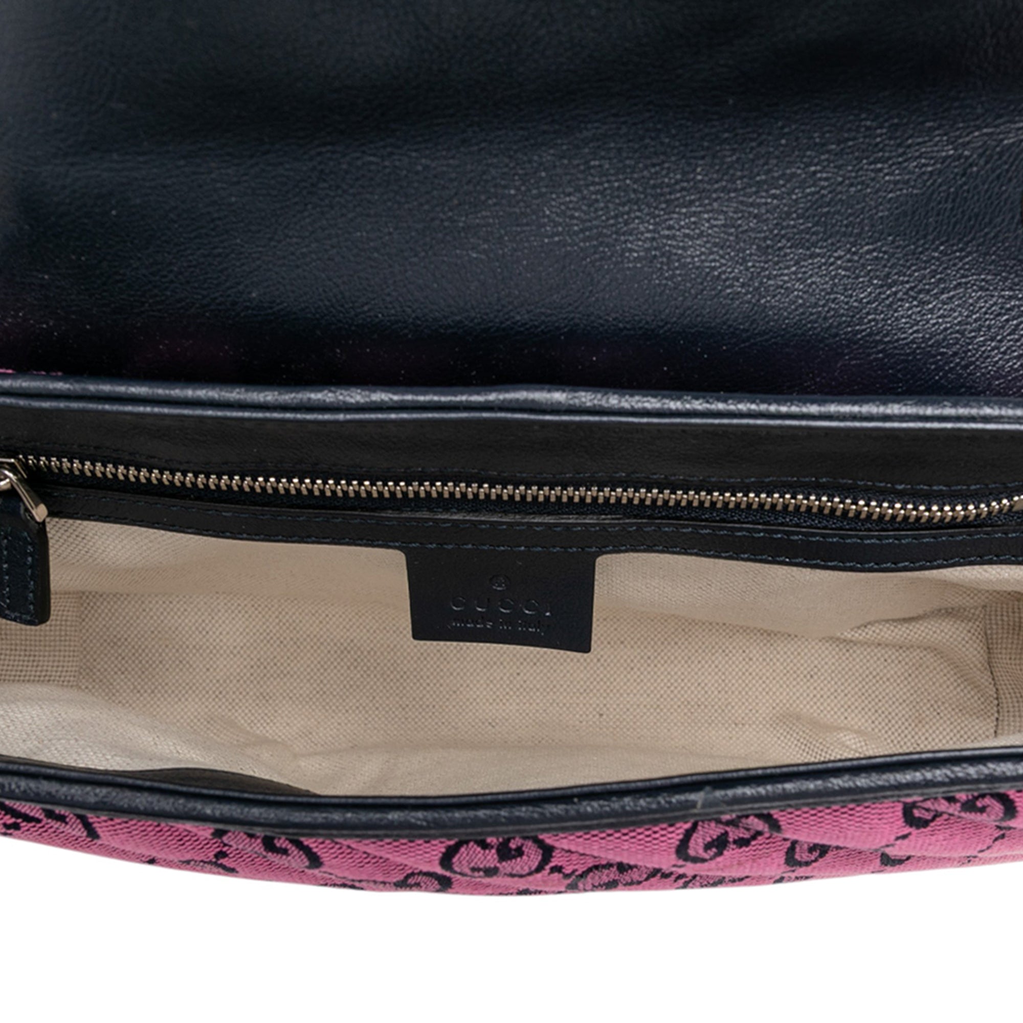 Medium GG Marmont Matelasse Diagonal GG Canvas Shoulder Bag