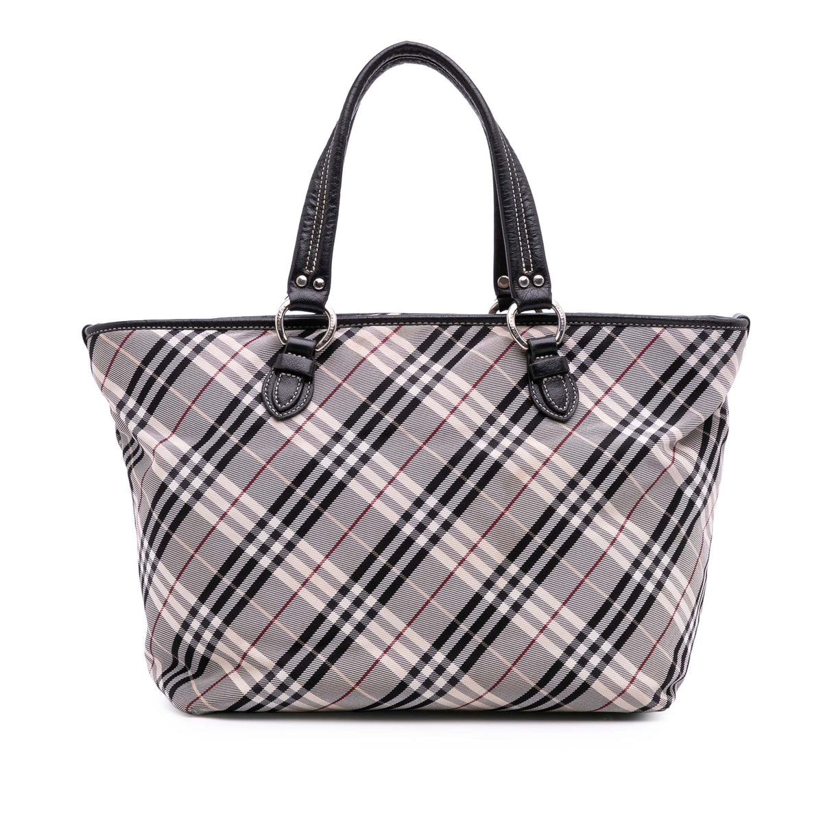 Nova Check Canvas Tote