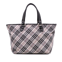 Nova Check Canvas Tote