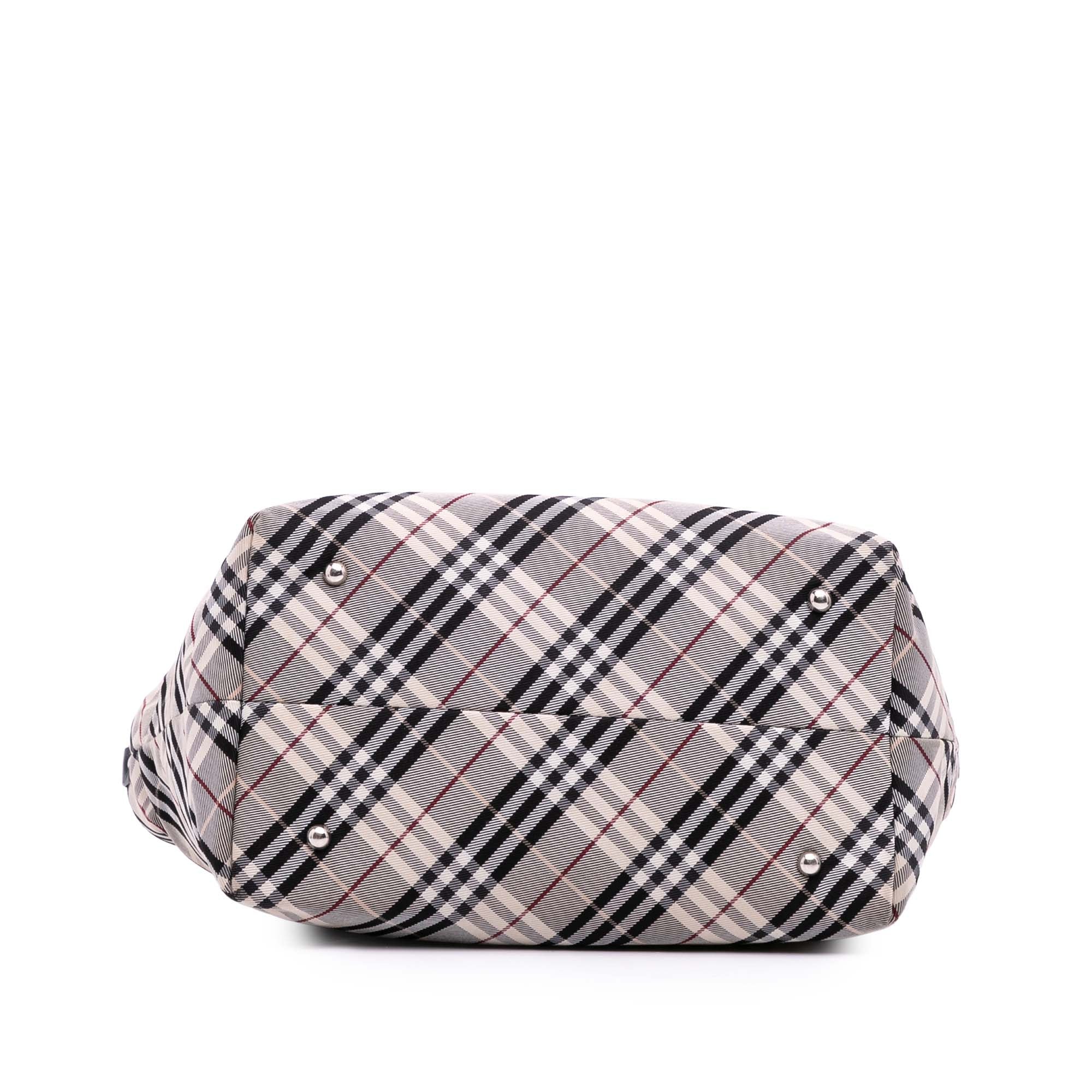 Nova Check Canvas Tote