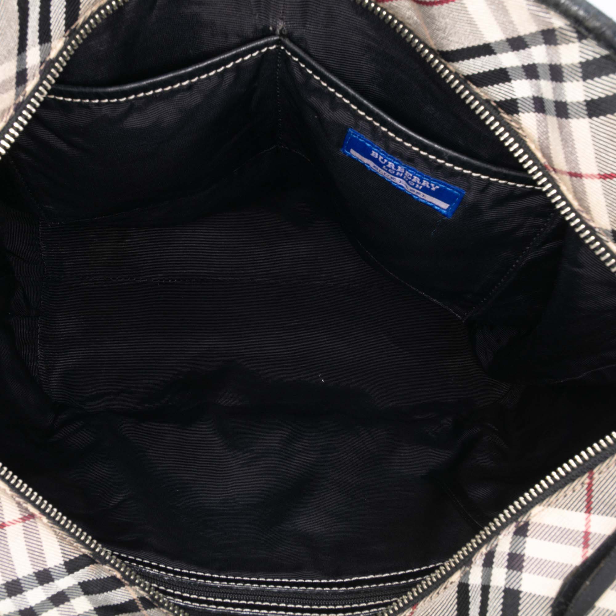 Nova Check Canvas Tote