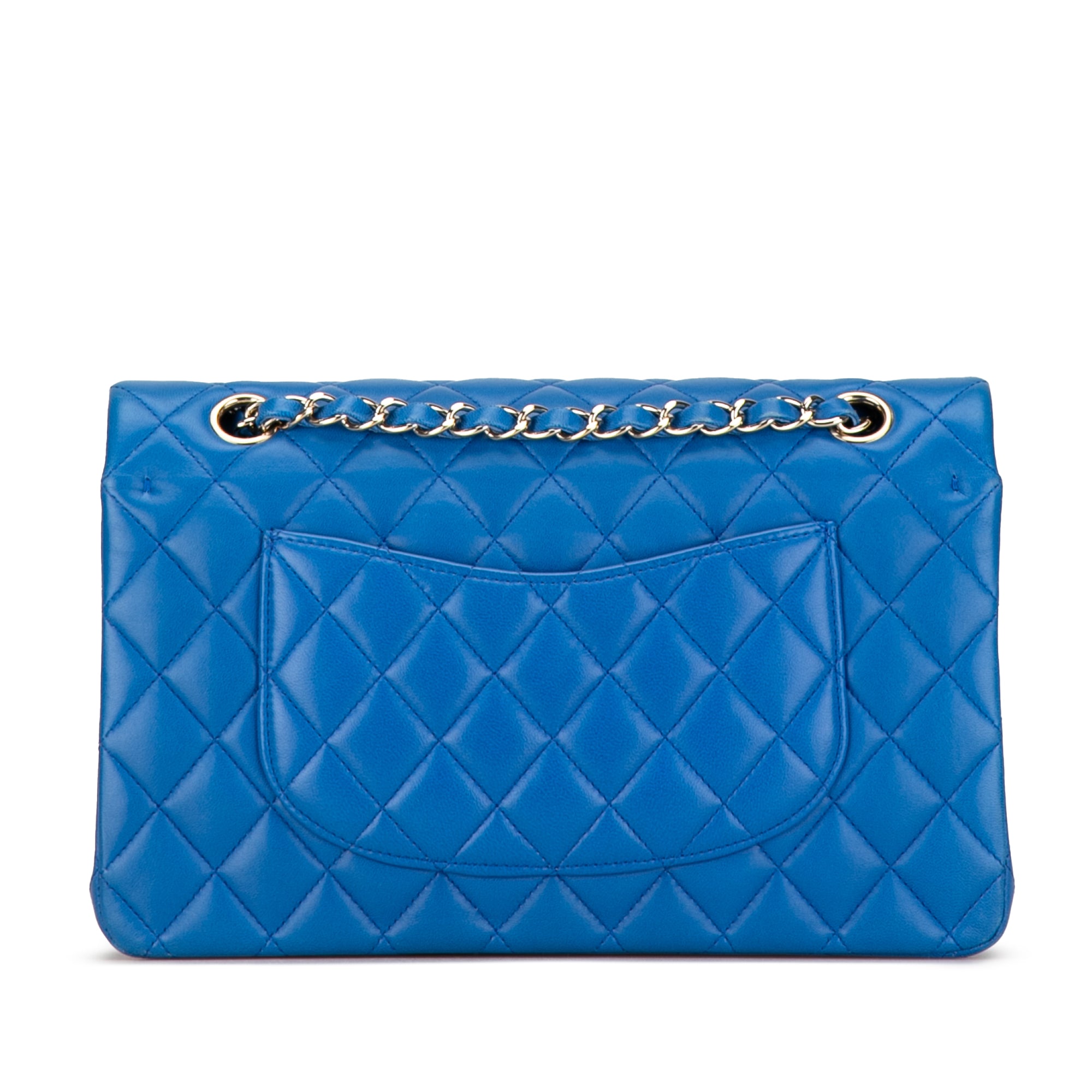 Medium Classic Lambskin Double Flap
