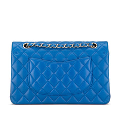 Medium Classic Lambskin Double Flap