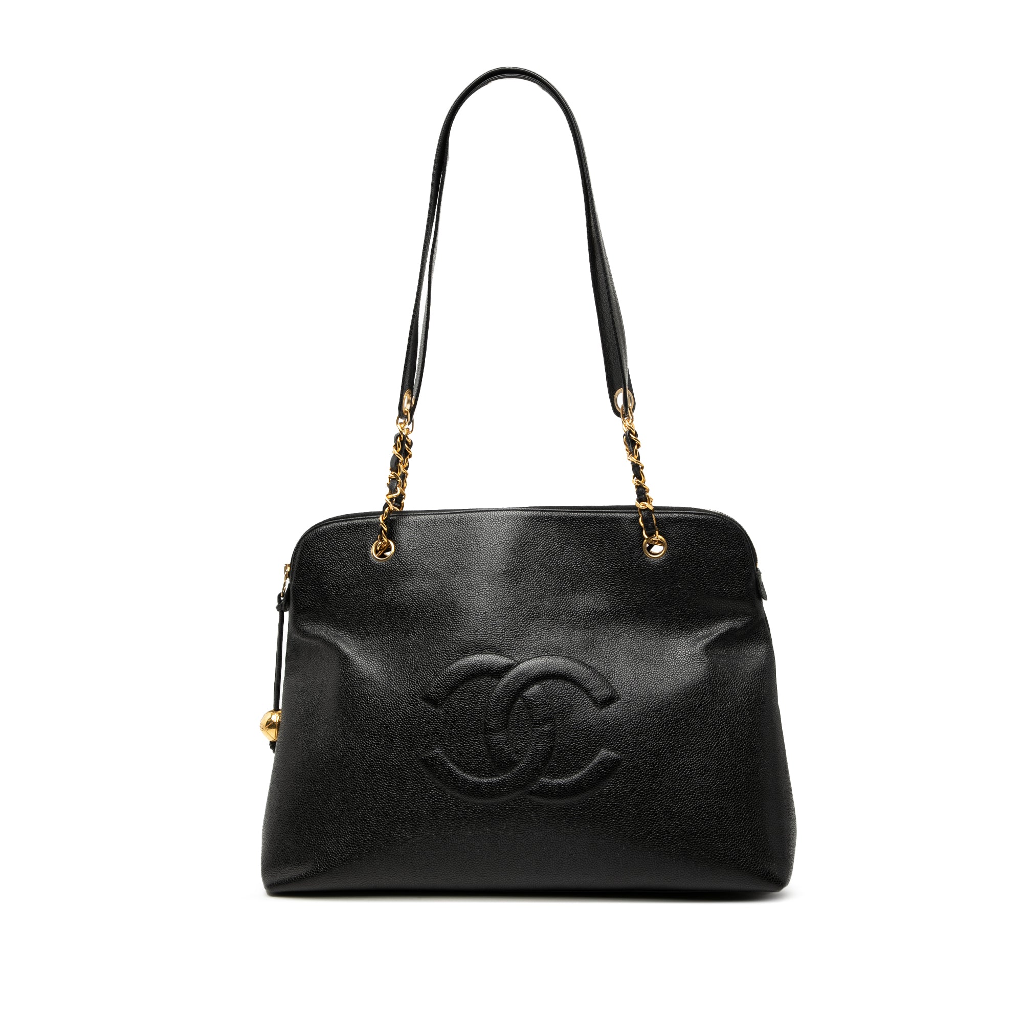 CC Caviar Shoulder Bag