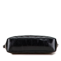 Cracked Shiny Calfskin Matelasse Tassel Monogram Lou Camera Bag