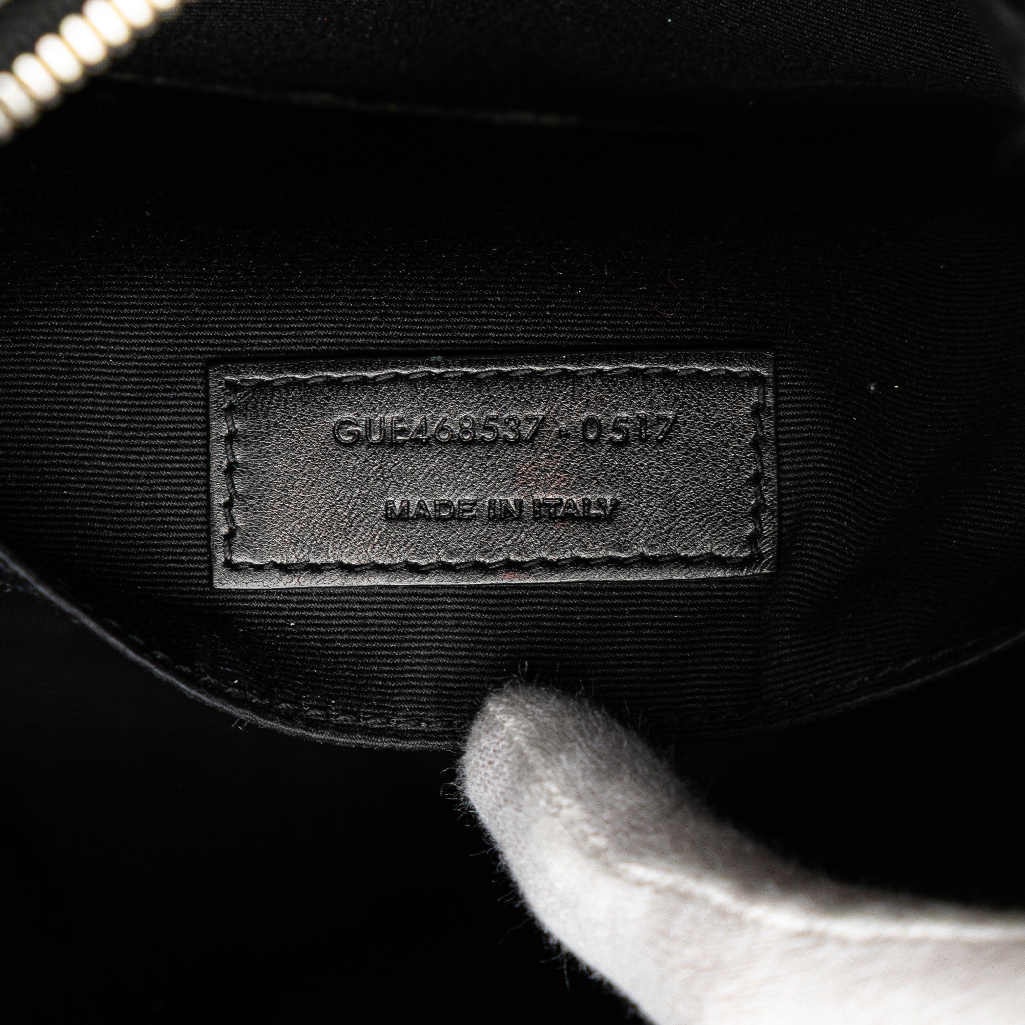 Cracked Shiny Calfskin Matelasse Tassel Monogram Lou Camera Bag