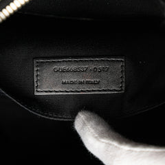 Cracked Shiny Calfskin Matelasse Tassel Monogram Lou Camera Bag