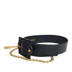 Vintage Leather Chain Belt