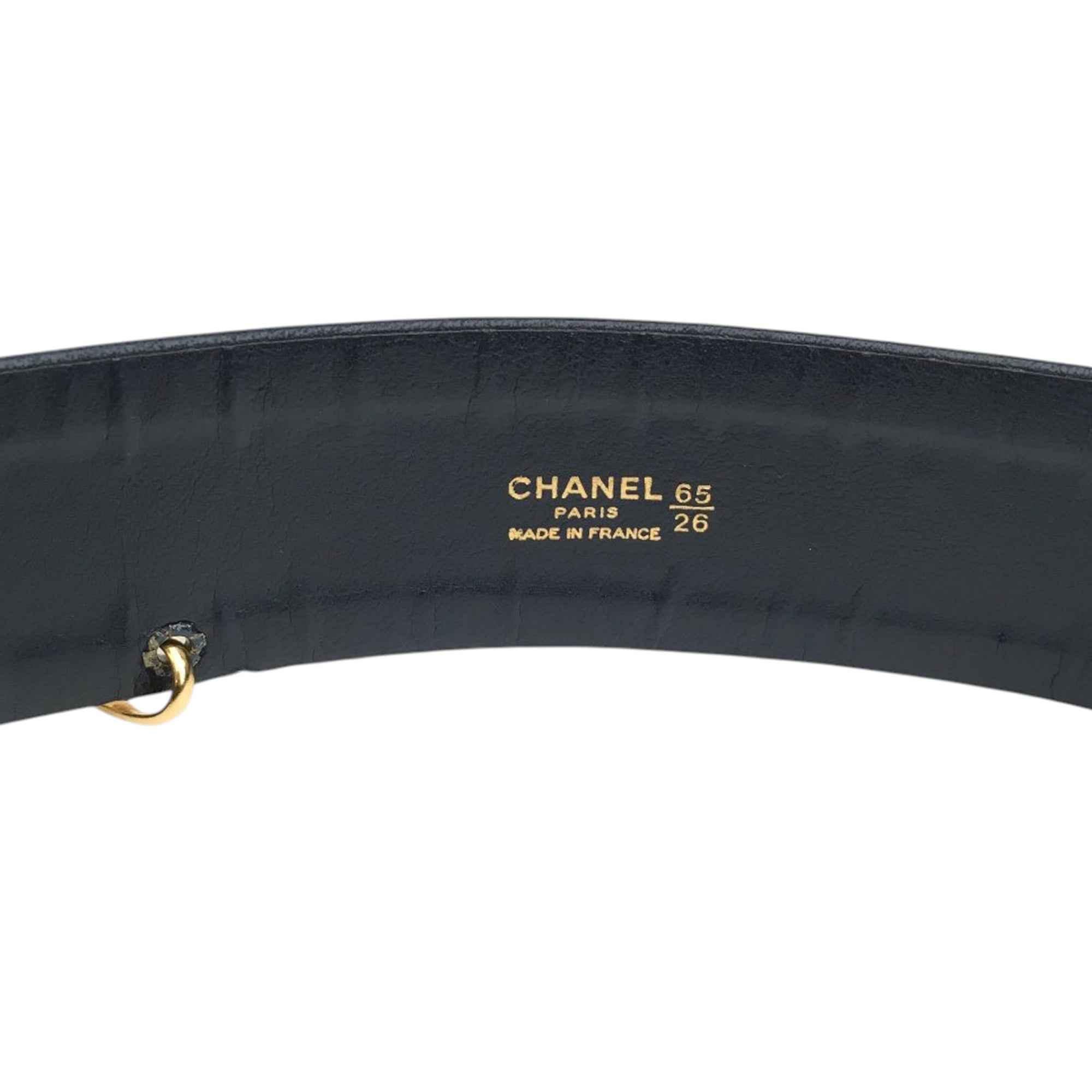 Vintage Leather Chain Belt