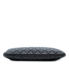 Medium Quilted Caviar Boy O Case Clutch