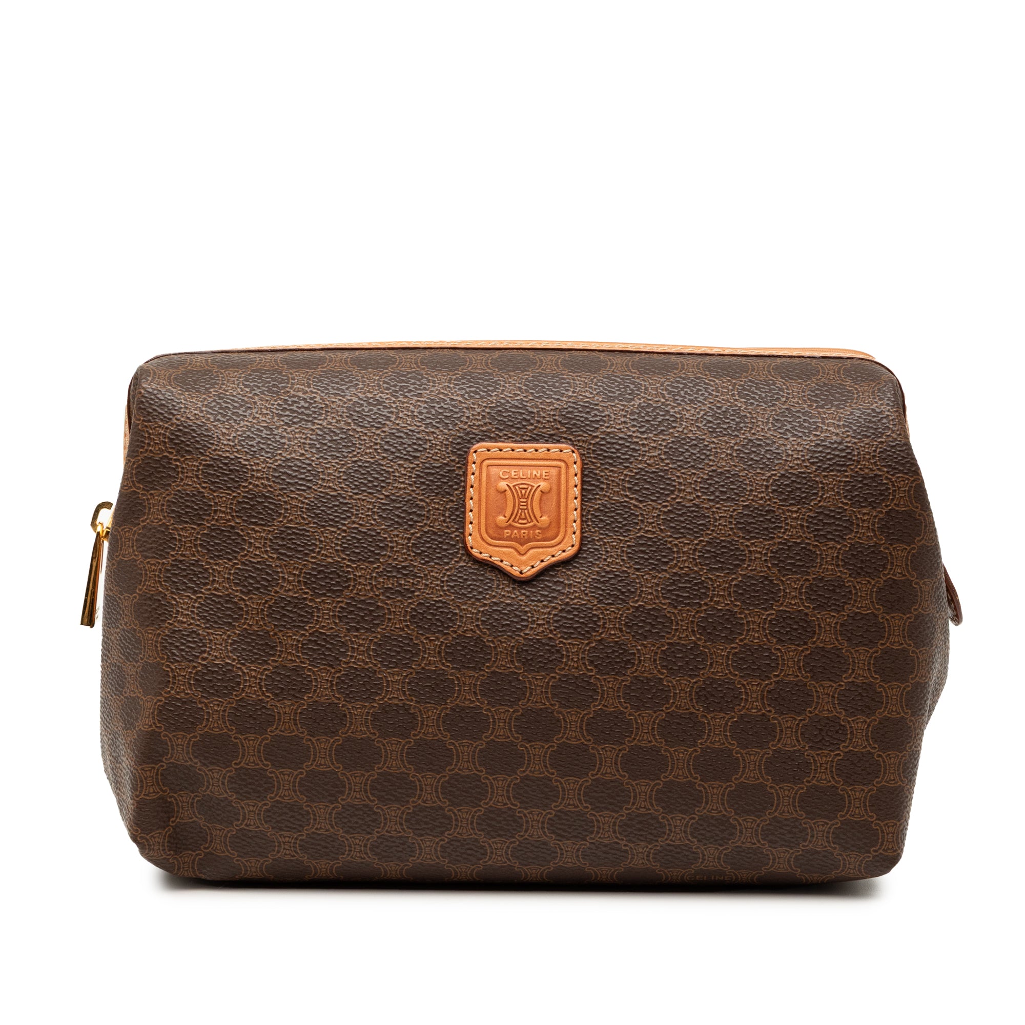 Macadam Coated Canvas Clutch