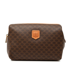 Macadam Coated Canvas Clutch