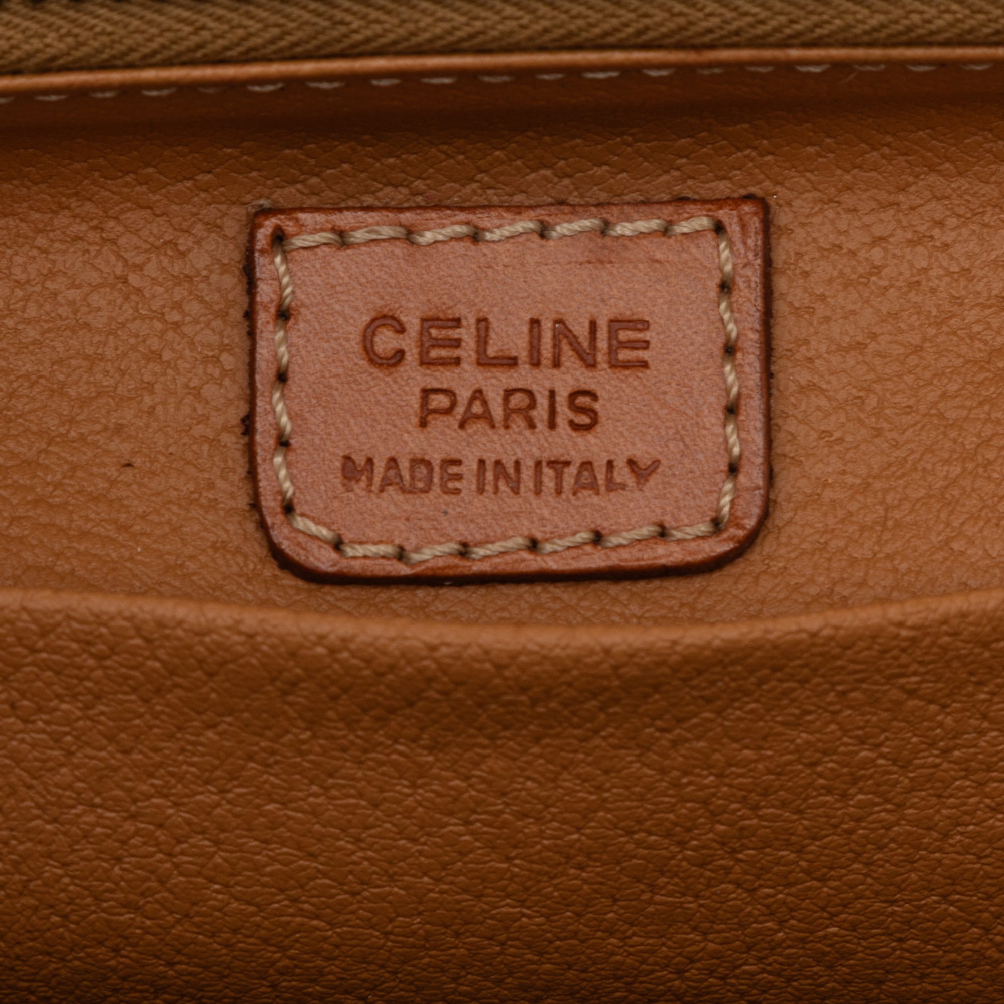 Macadam Coated Canvas Clutch