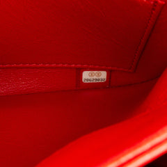 Small Chevron Lambskin Trendy CC Flap