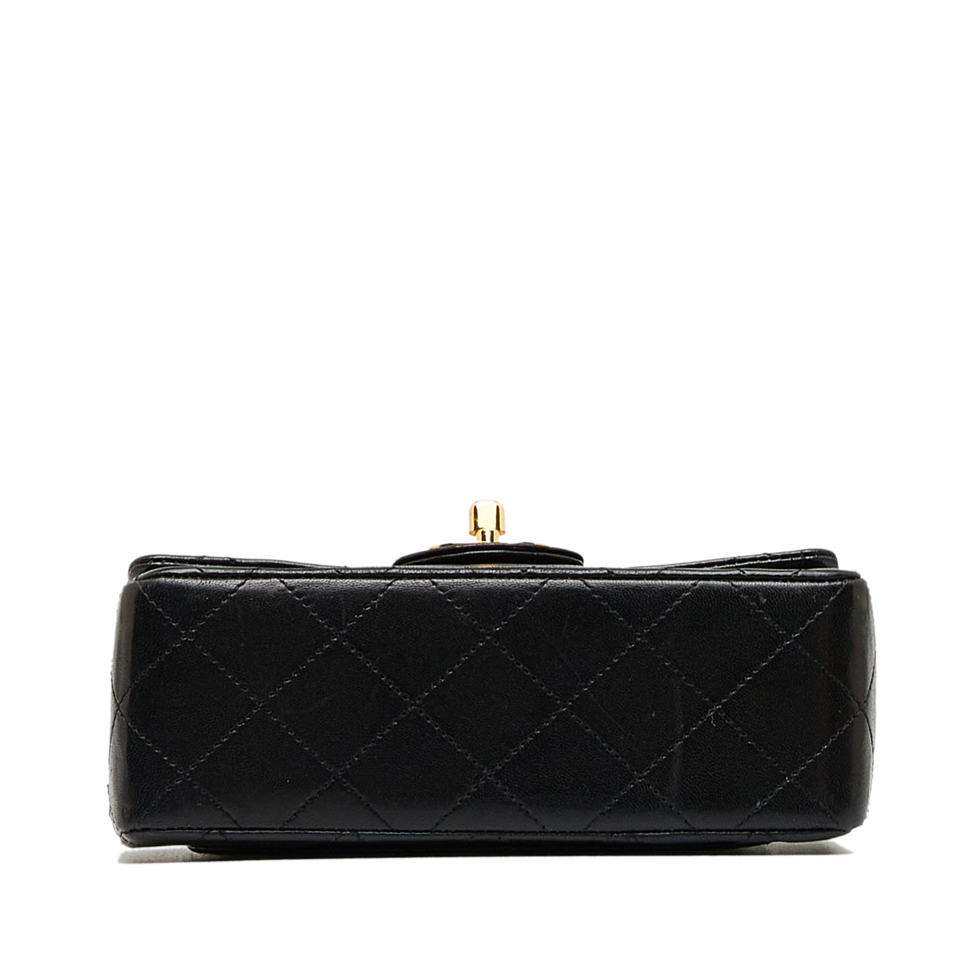 Mini Square Classic Lambskin Flap