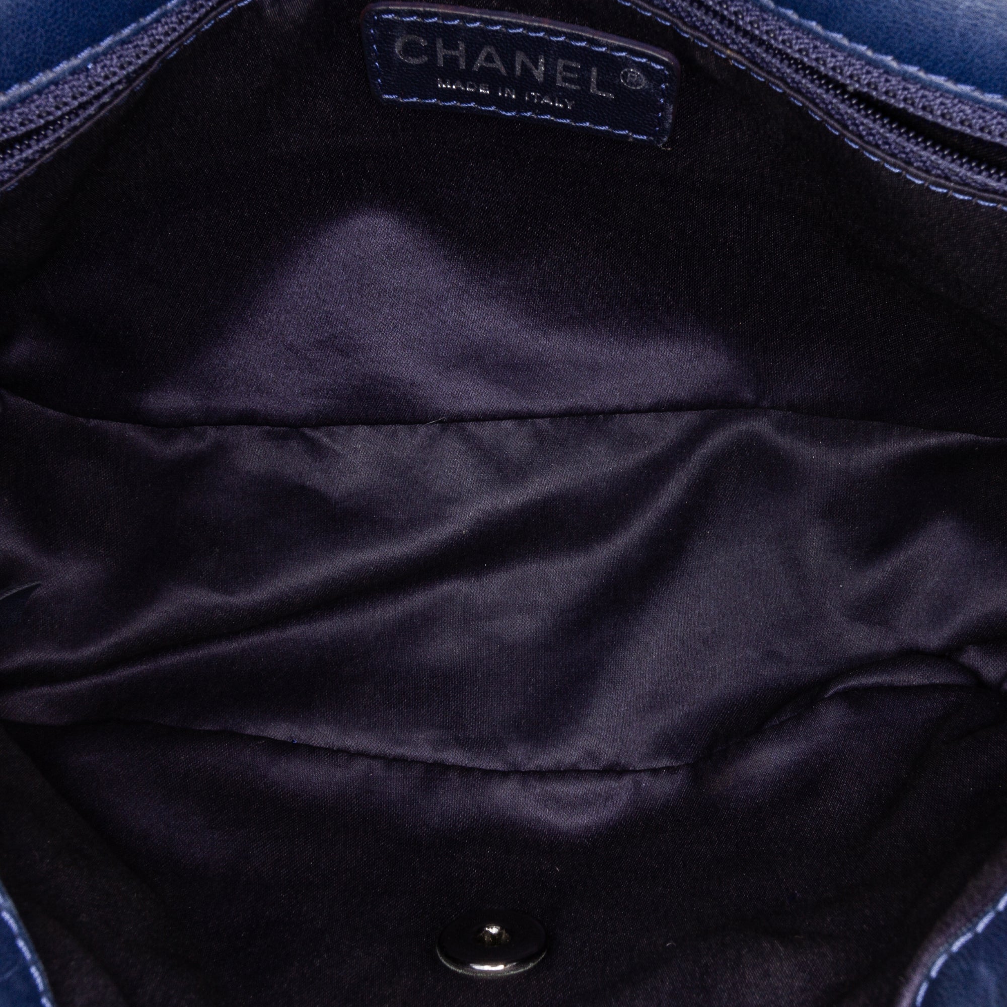 Small Quilted Lambskin Beaded Single Flap