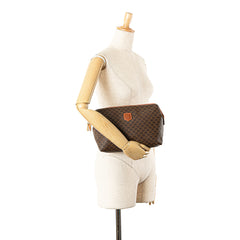 Macadam Coated Canvas Pouch