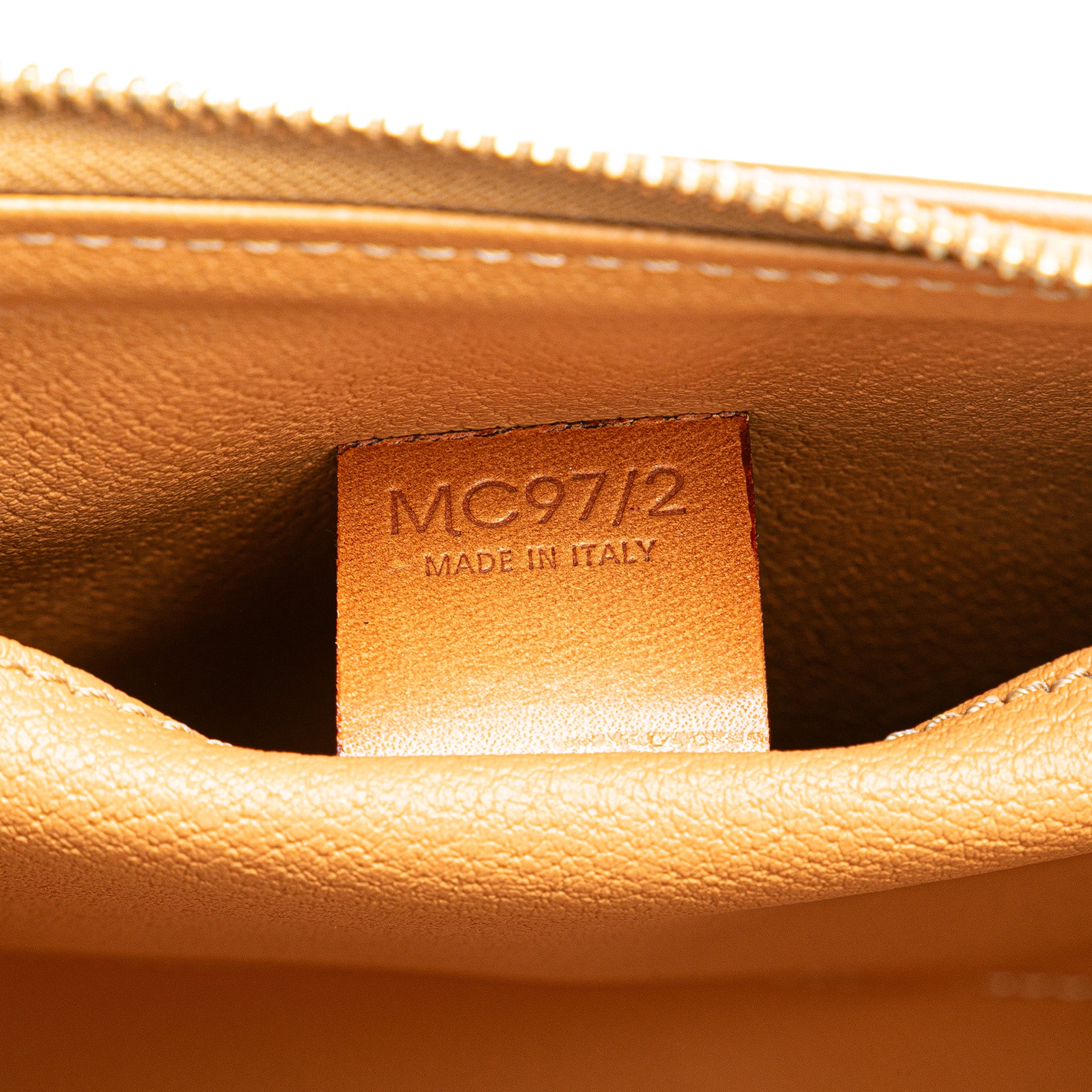 Macadam Coated Canvas Pouch