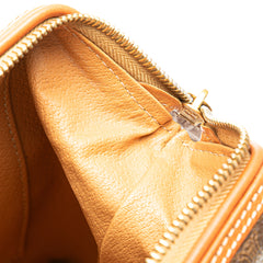 Macadam Coated Canvas Pouch