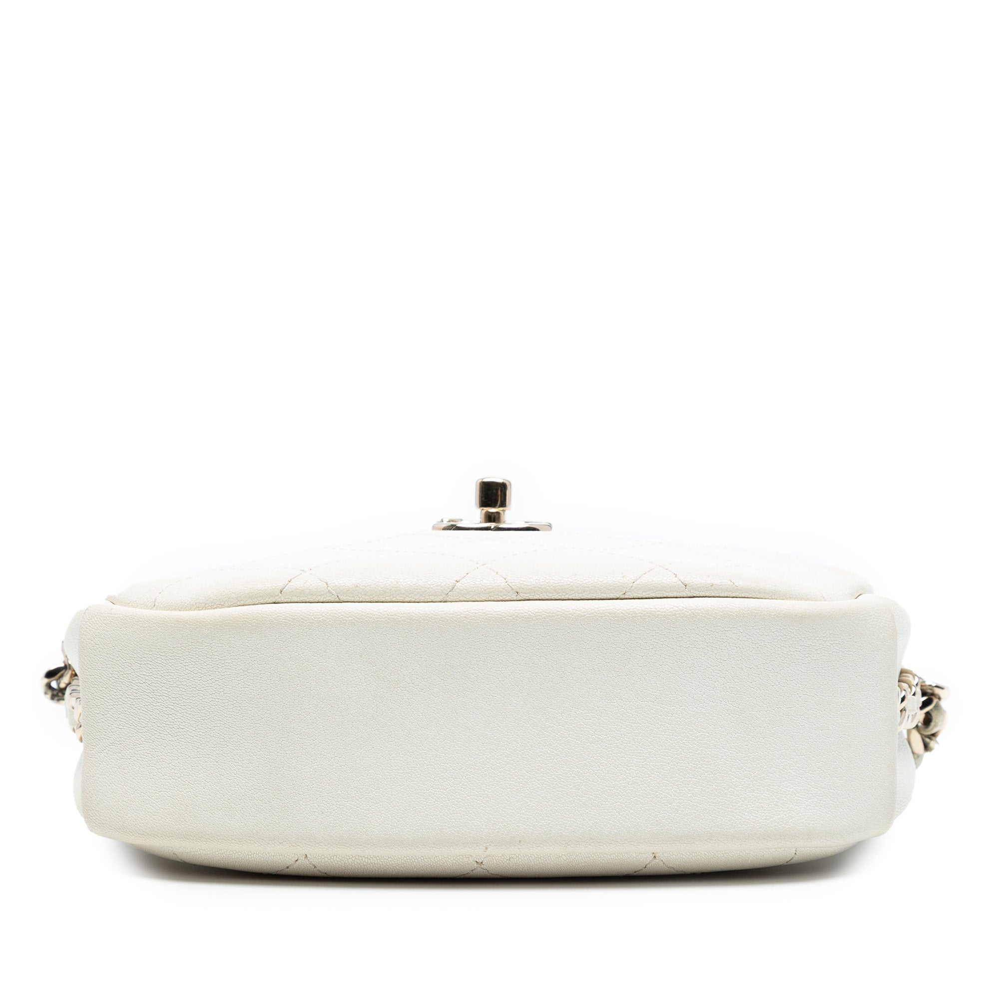 Small Quilted Goatskin Casual Trip Camera Bag