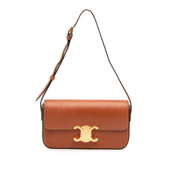 Shiny Calfskin Claude Shoulder Bag