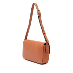 Shiny Calfskin Claude Shoulder Bag