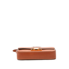 Shiny Calfskin Claude Shoulder Bag