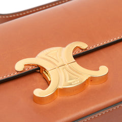 Shiny Calfskin Claude Shoulder Bag