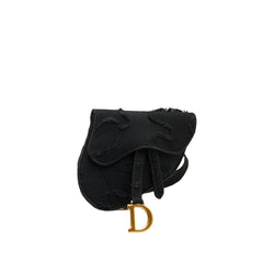 Embroidered Canvas Camouflage Saddle Belt Bag