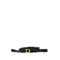 Embroidered Canvas Camouflage Saddle Belt Bag