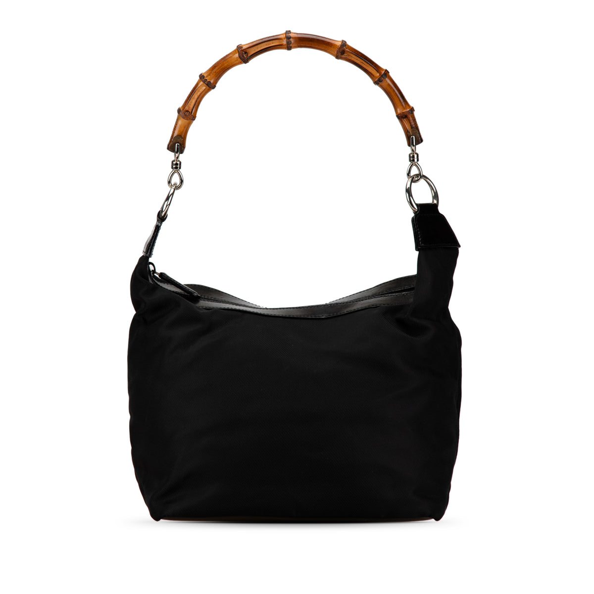 Nylon Bamboo Shoulder Bag