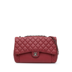CC Quilted Lambskin Single Flap