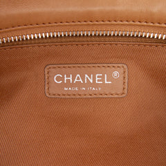 Large Quilted Iridescent Calfskin VIP Tote