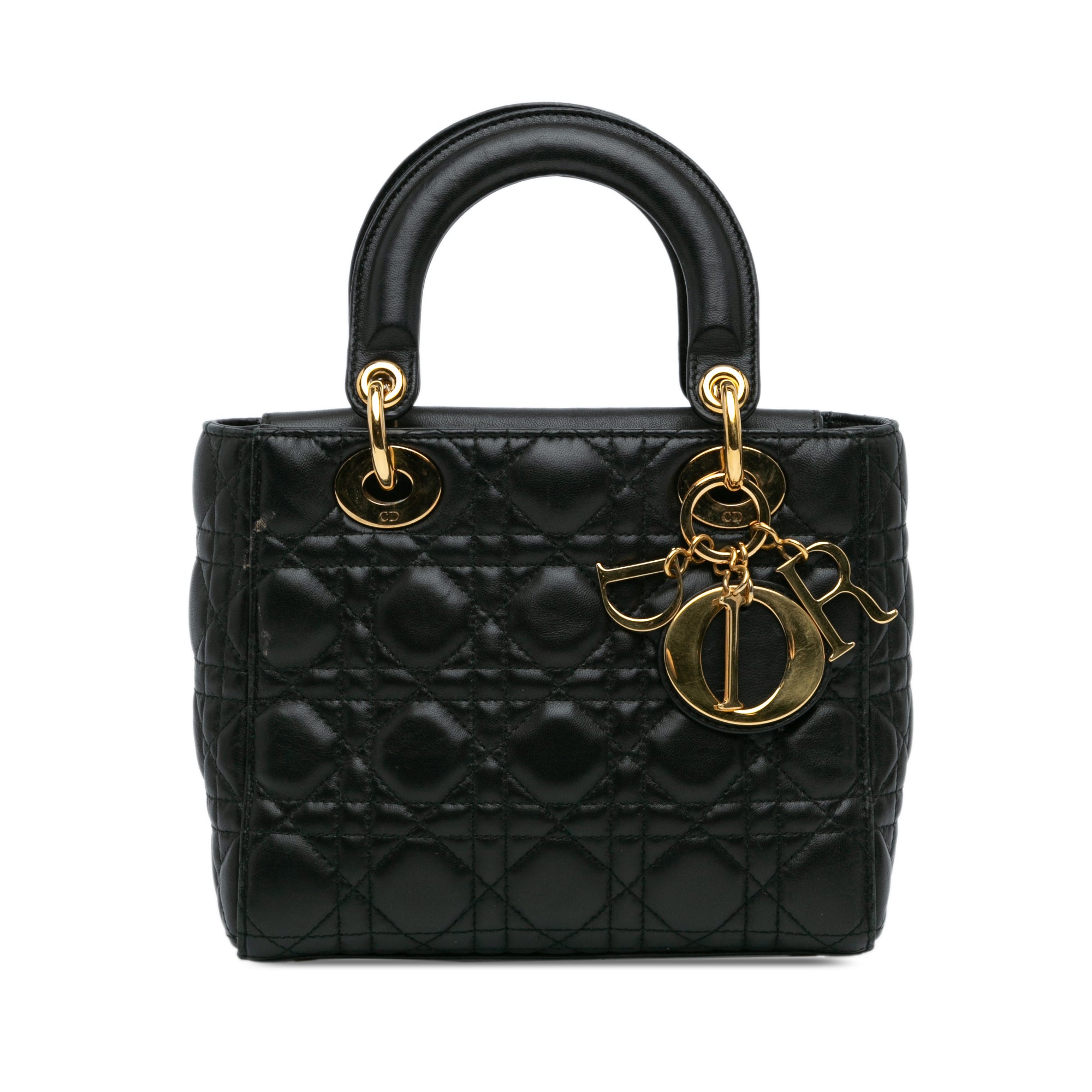 Small Lambskin Cannage Lady Dior