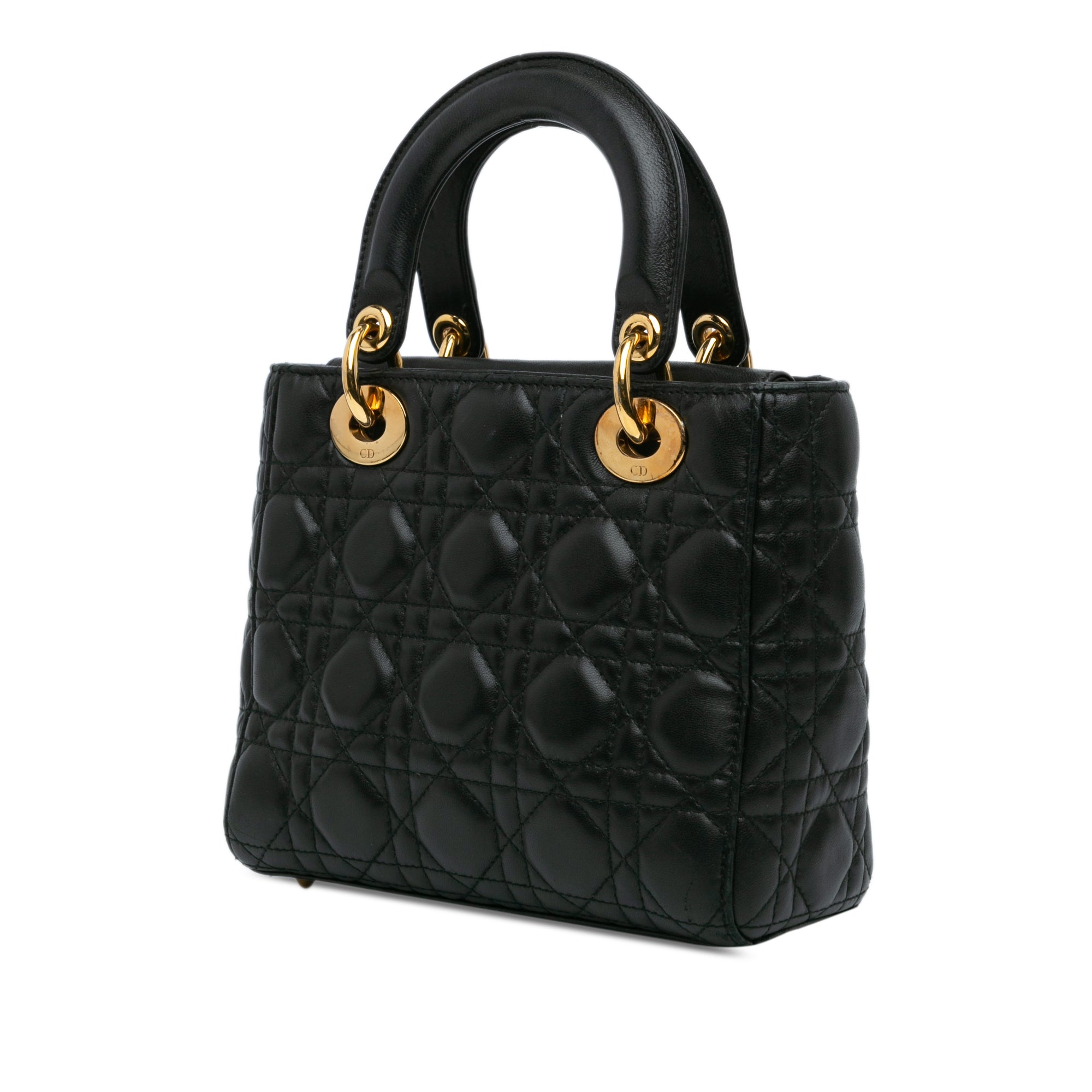 Small Lambskin Cannage Lady Dior