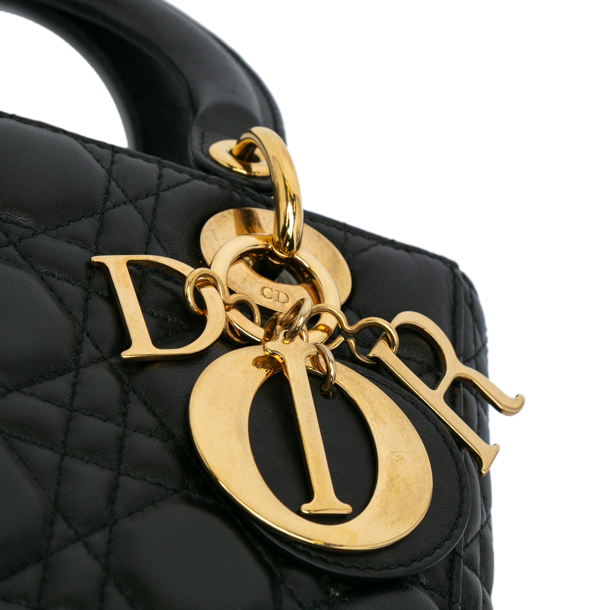 Small Lambskin Cannage Lady Dior