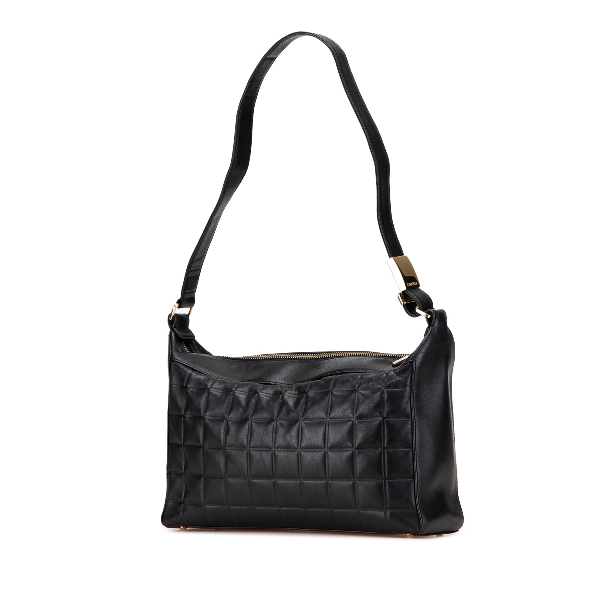 Medium Lambskin Chocolate Bar Shoulder Bag