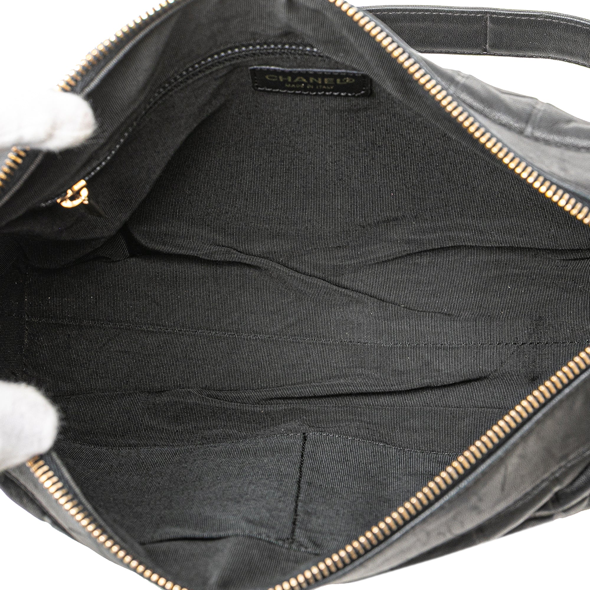 Medium Lambskin Chocolate Bar Shoulder Bag