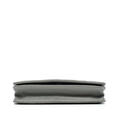 Diagonal Chevron Calfskin Tassel Wallet On Chain