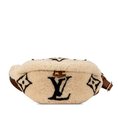 Monogram Giant Shearling Teddy Bumbag