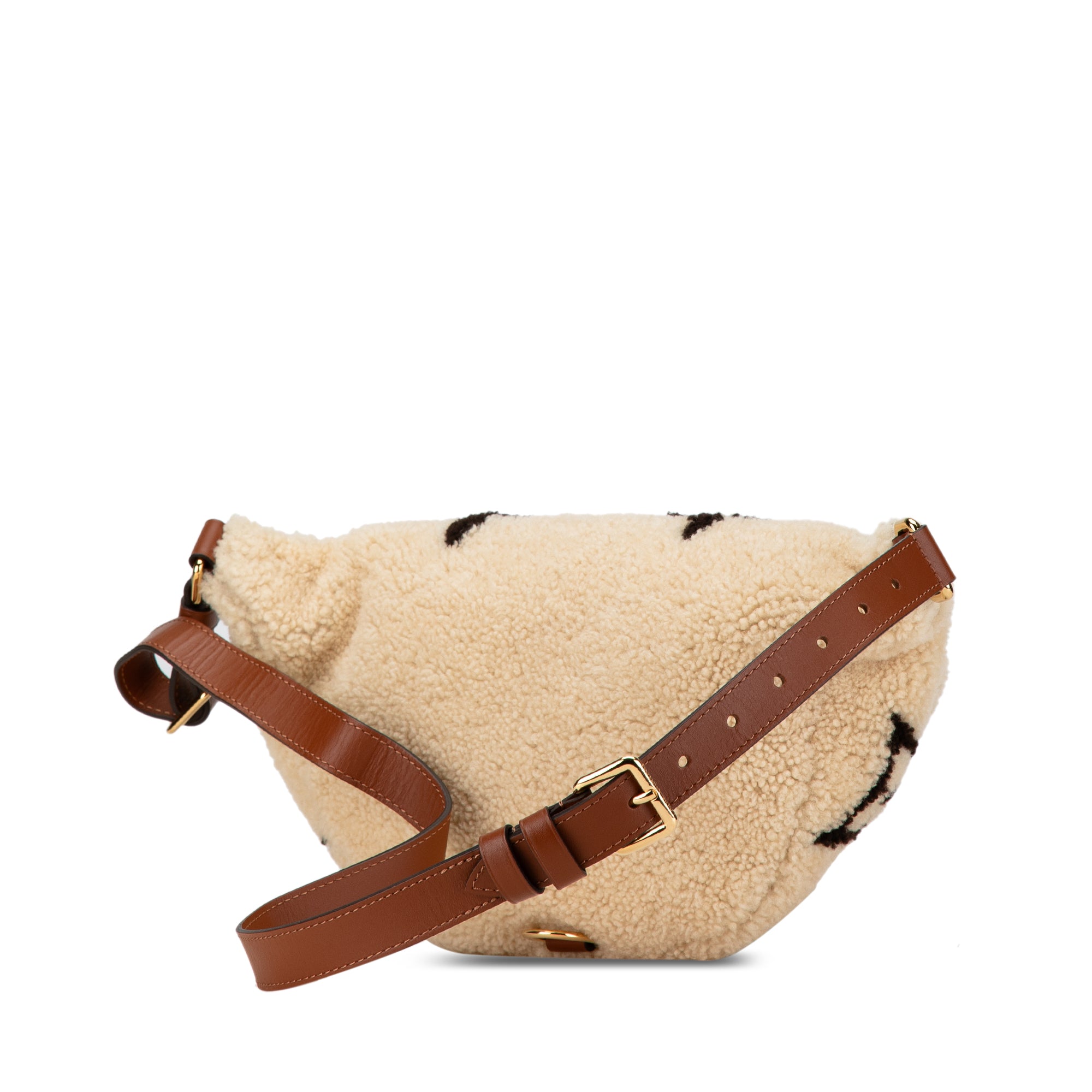 Monogram Giant Shearling Teddy Bumbag