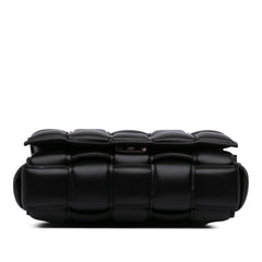 Nappa Intrecciato Padded Chain Cassette Satchel