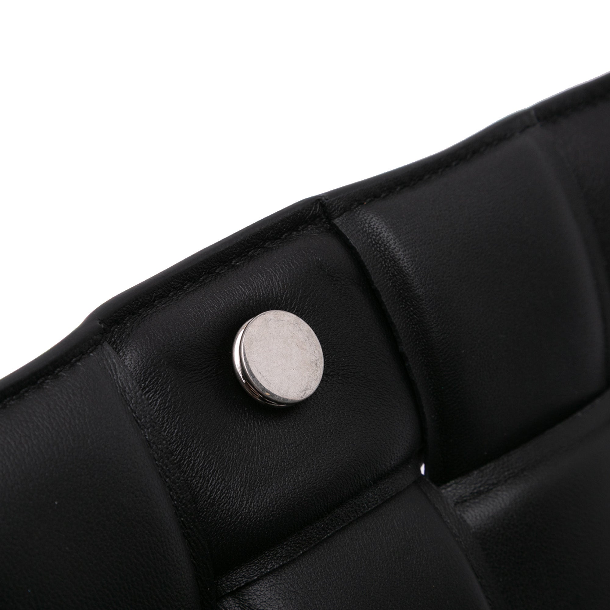 Nappa Intrecciato Padded Chain Cassette Satchel
