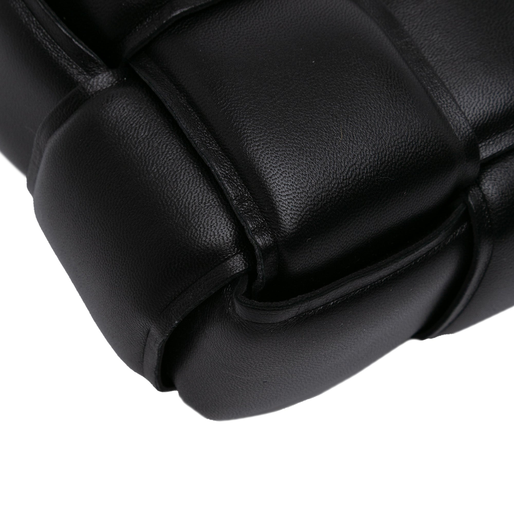 Nappa Intrecciato Padded Chain Cassette Satchel